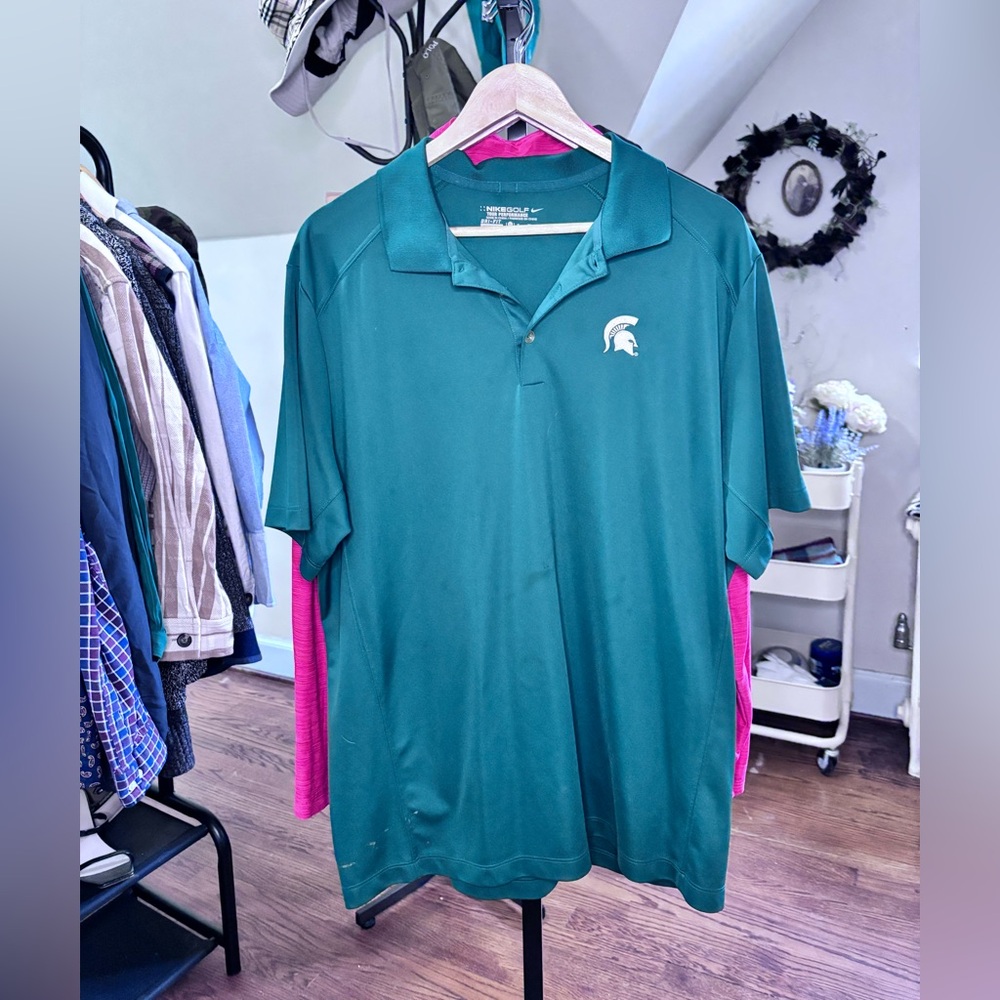 Nike Michigan State Golf Polo